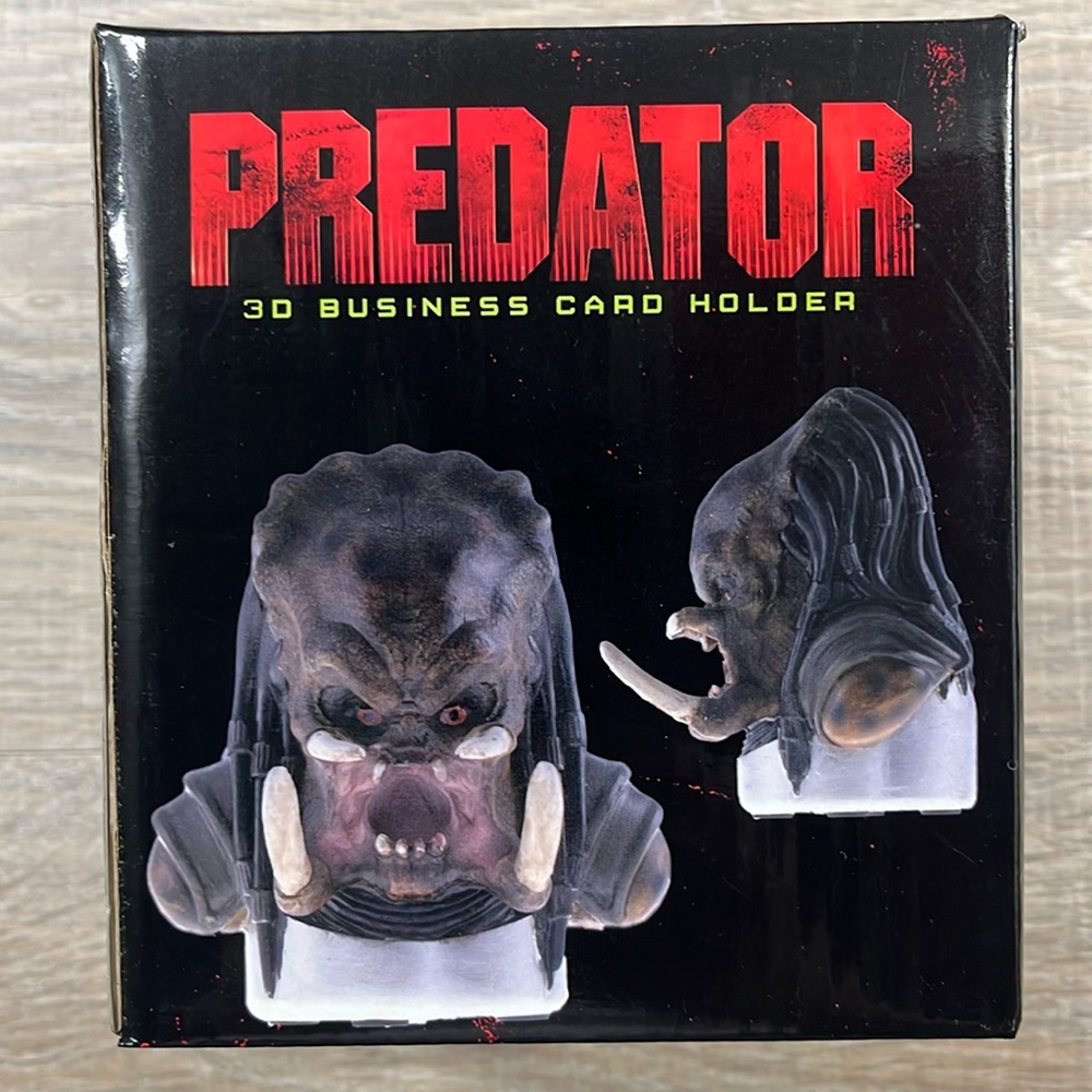 Business card holder from Predator